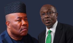   Defamation: Ex-CBN Gov, Emefiele Threatens Akpabio With N25 Billion Lawsuit