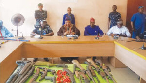 48 Cultists Surrender Arms To Police In Ogun