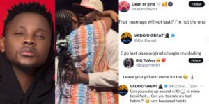 At 4:30 a.m., can you make morning meal? - KizzDaniel to woman who requested that he divorce his wife