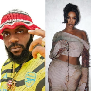 Tiwa Savage and Odumodublvck hint about an upcoming project