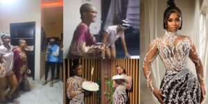 Watch Priscilla's response to the special gift from her mother, Iyabo Ojo, when she celebrates 23