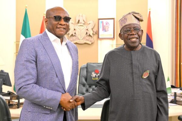 Air Peace CEO, Allen Onyema Meets President Tinubu In Abuja