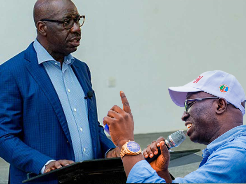 Okpebholo Accuses Obaseki Of Hoarding Books Tinubu Provided To Edo Students