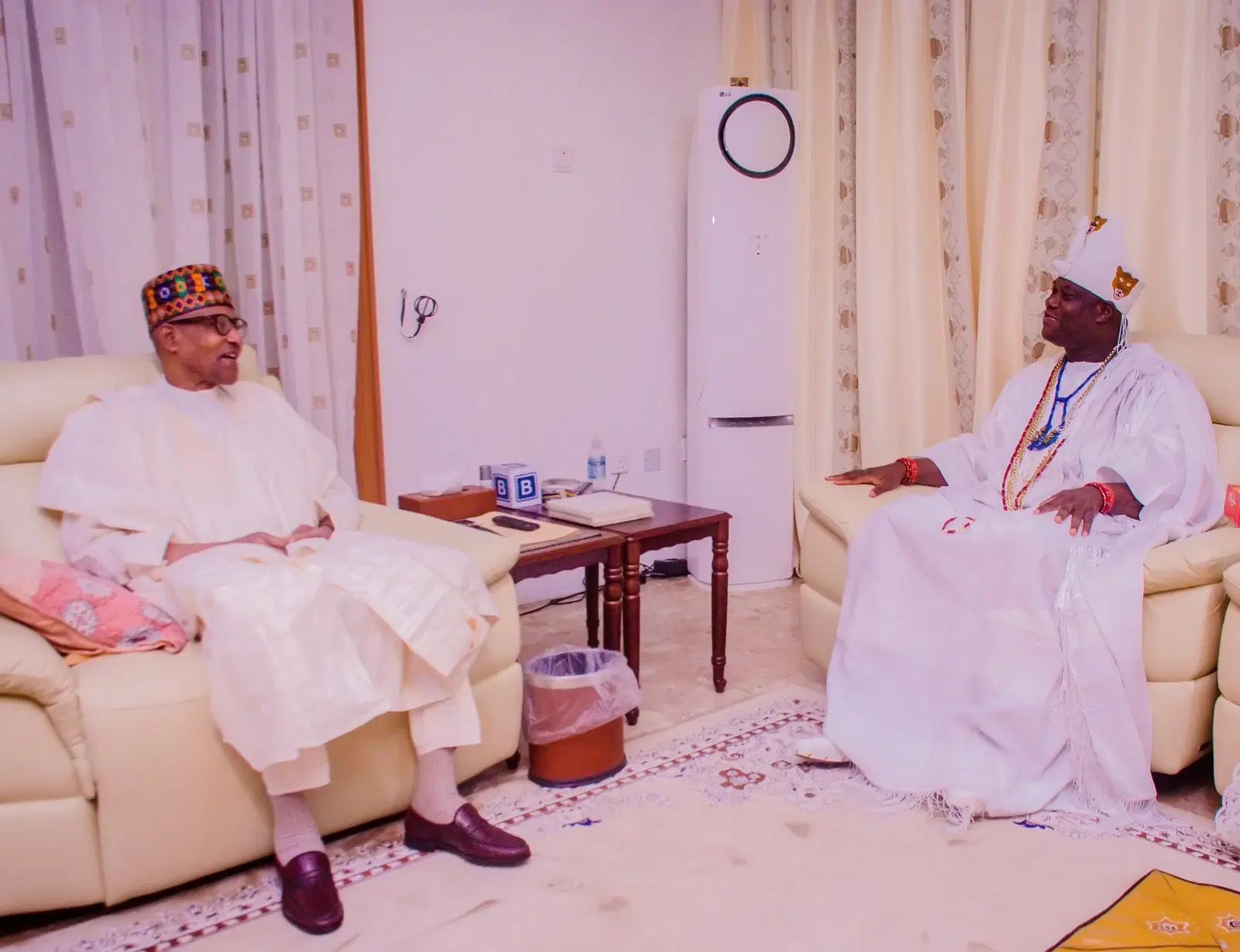 Ooni Of Ife Visits Former President Muhammadu Buhari - [PHOTOS]